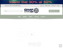 Tablet Screenshot of gmf-autoricambi.it